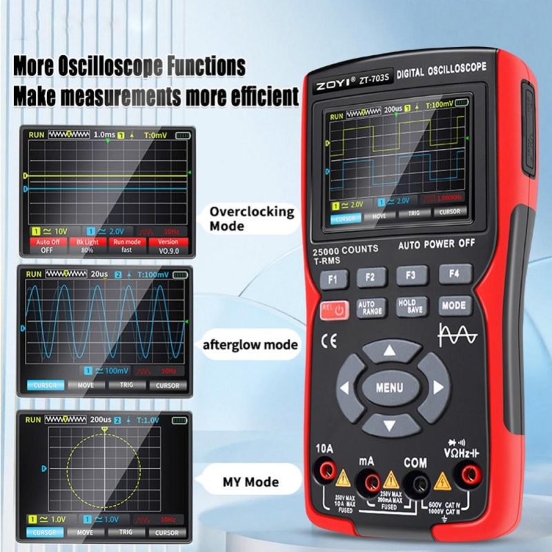 3in1 Digital Multimeter 50MHz Bandwidth 280MS Sampling Rate PC Waveform Data Storage Dual Channel Oscilloscope Signal Generator (Standard Configuration)  |   Digital Multimeters & Oscilloscopes Digital Multimeters & Oscilloscopes Digital Multimeters & Oscilloscopes