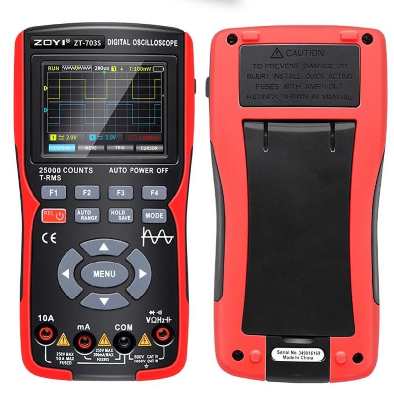 3in1 Digital Multimeter 50MHz Bandwidth 280MS Sampling Rate PC Waveform Data Storage Dual Channel Oscilloscope Signal Generator (Standard Configuration)  |   Digital Multimeters & Oscilloscopes Digital Multimeters & Oscilloscopes Digital Multimeters & Oscilloscopes