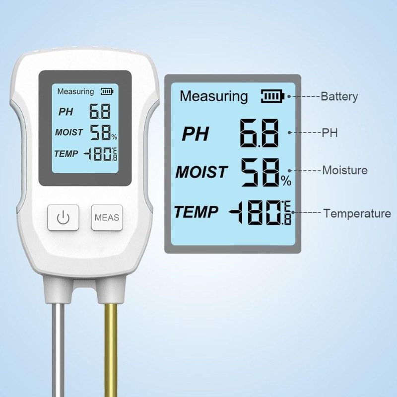 3in1 Soil PH Value Ambient Temperature Humidity Test Meter Indoor Potted Plant Measuring Instrument Plant Cultivation Gardening Tools  |   Soil analysis equipment Measurement & Analysis Instruments Soil analysis equipment