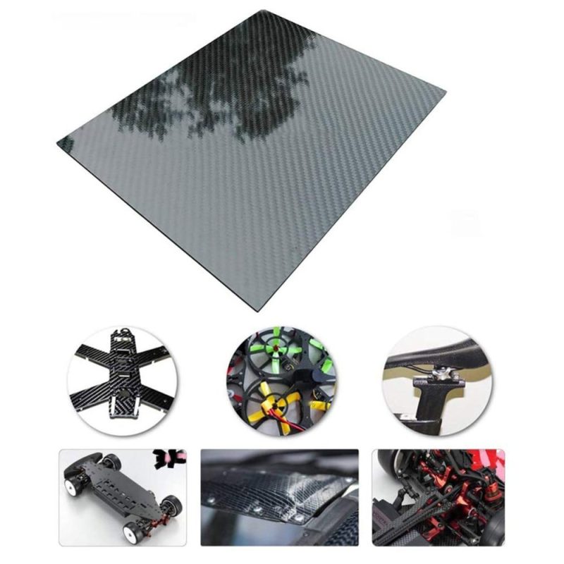 3K Full Carbon Fiber Plate Sheet Corrosion Resistant High Tensile Strength Model Airplane Board Material  |   Others Others Others