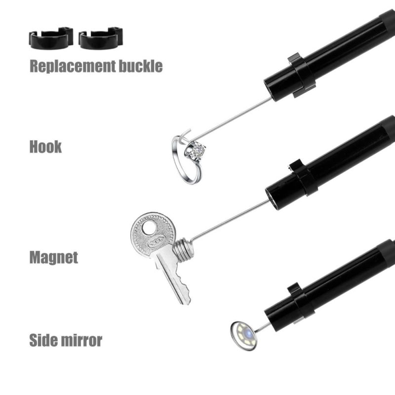 4.3 Inch Color LCD Screen High Definition 1080P IP67 Handheld Endoscope Industrial Home Endoscopes with 8 LEDs 8mm Camera Diameter （Soft wire 5M）  |   Microscopes & Endoscope Measurement & Analysis Instruments Microscopes & Endoscope