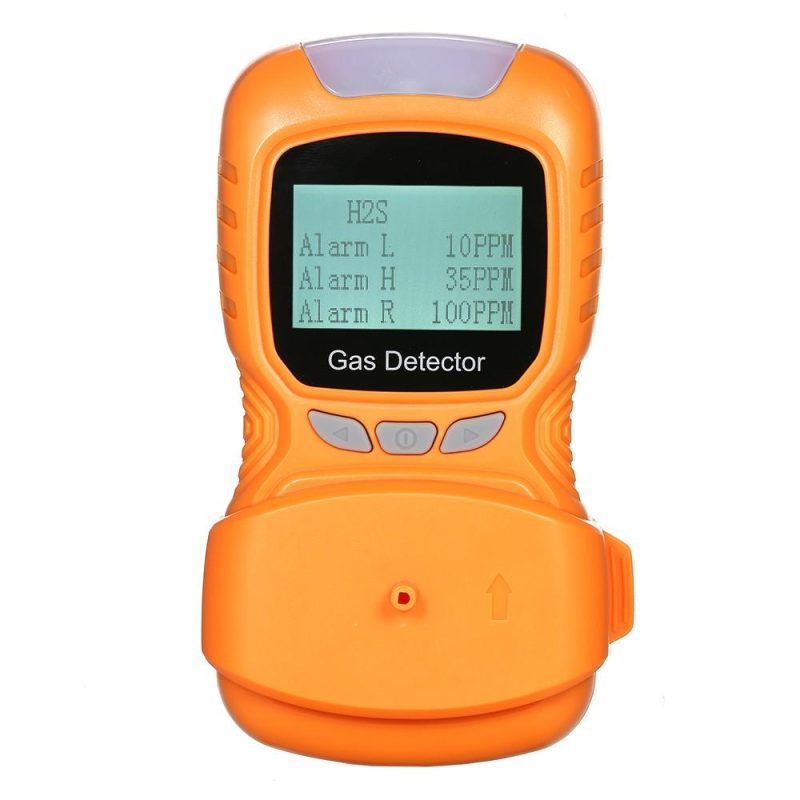 4 in 1 Gas Detector CO Monitor Digital Handheld Toxic Gas Carbon Monoxide Detector Hydrogen Sulfide Gas Tester with LCD Display Sound+ Light Vibration Alarm  |   Other Nature Element Measurements Measurement & Analysis Instruments Black & Orange