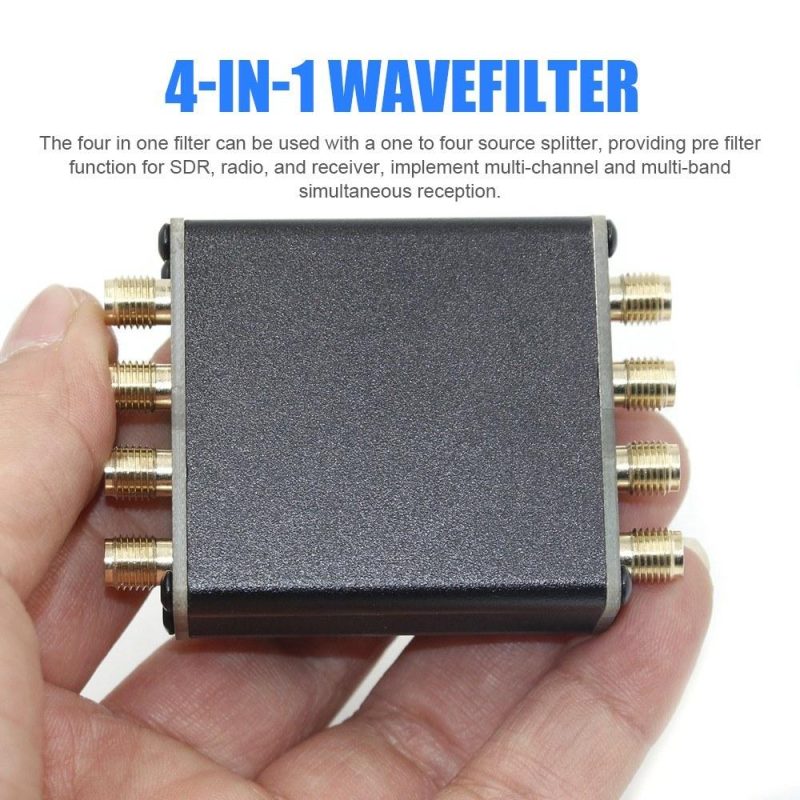 4-in-1 WaveFilter Passive Filtering Machine LC Simplified Filter for Radio Receiver SDR  |   Other Instruments Measurement & Analysis Instruments Black