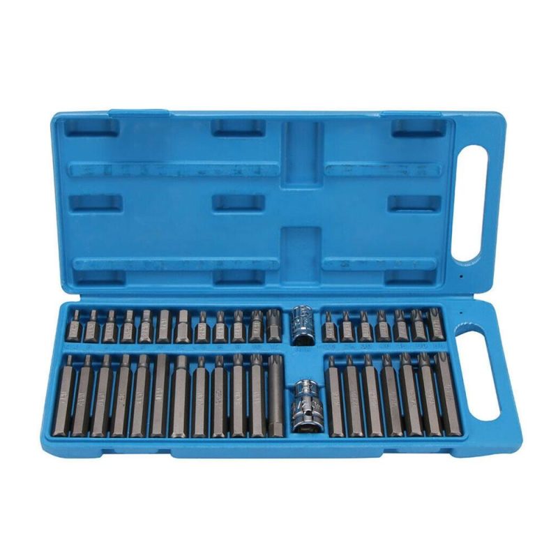 40 in 1 Spline& Hex& Torx Star Bit Socket Set 3/8 1/2”Diameter Long Short Reach Allen Key with Storage Box  |   Wrenches Professional Tools Wrenches