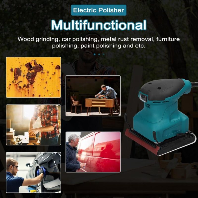 400W Orbital Sander Wood Grinder Electric Car Polisher Multifunctional Wood Metal Waxing Polishing Grinding Sanding Machine  |   Electrical Equipment & Supplies Electrical Equipment & Supplies Electrical Equipment & Supplies