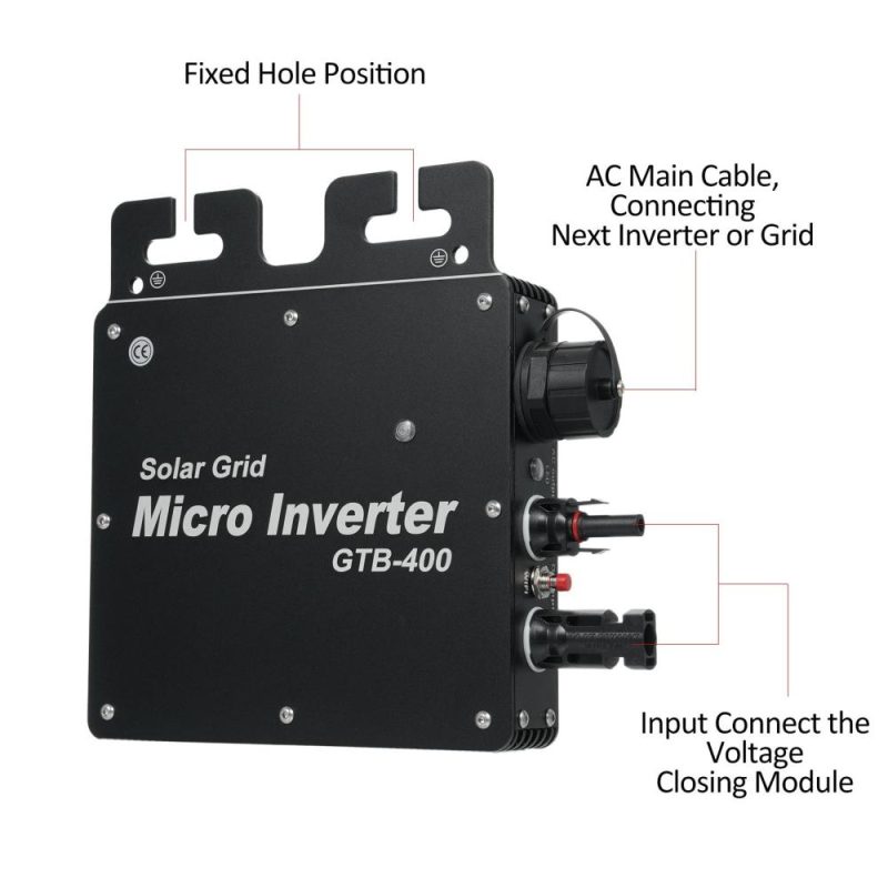 400W Solar Inverter WiFi Control Automatic Identification Power Inverters DC to AC 230V Solar Grid Tie Micro Inverter  |   Other Instruments Measurement & Analysis Instruments Other Instruments