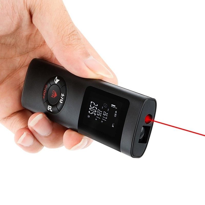 40M Smart Handheld Rangefinder Digital Mini Distance Measuring Meter  |   Laser Rangefinders Laser Rangefinders Black/Black_1