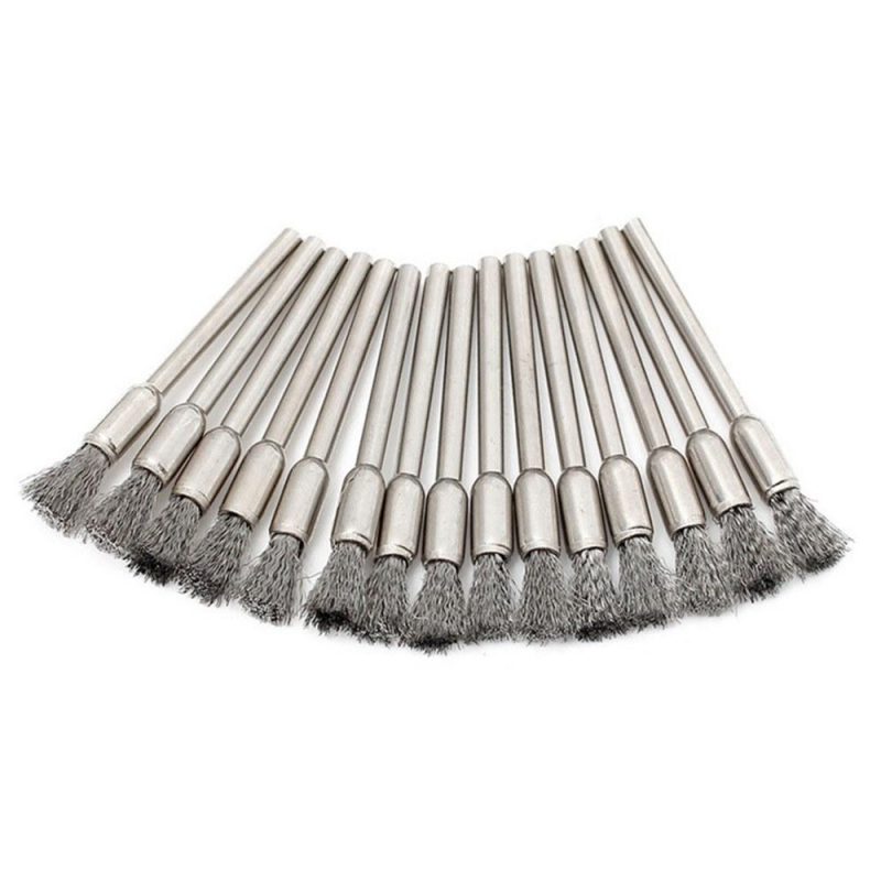 45-Pieces Stainless Steel Wire Brush Wheel Set 1/8” Shank Wire Brush 10/15/25mm Diameter Brush Wheel for Polishing Grinding  |   Power Tool Parts Power & Electrical Tools Power Tool Parts