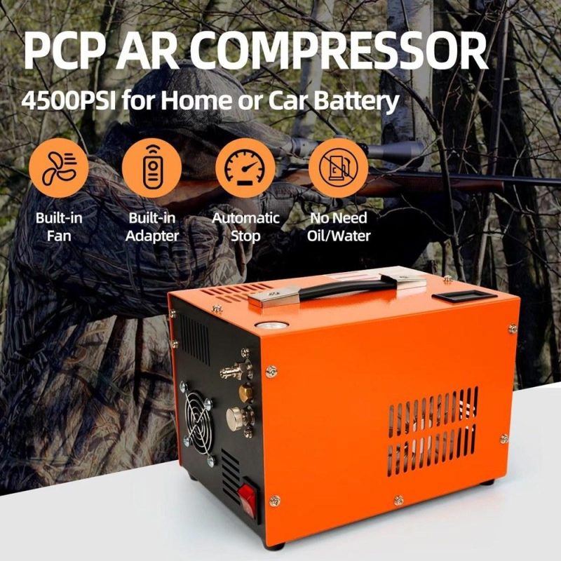 4500PSI High Pressure LED Display Air Compressor with Cooling Fan Intelligent Portable Air Compressor Pump Outdoor Car Tire Inflator Pump 220V  |   Electrical Equipment & Supplies Electrical Equipment & Supplies Electrical Equipment & Supplies