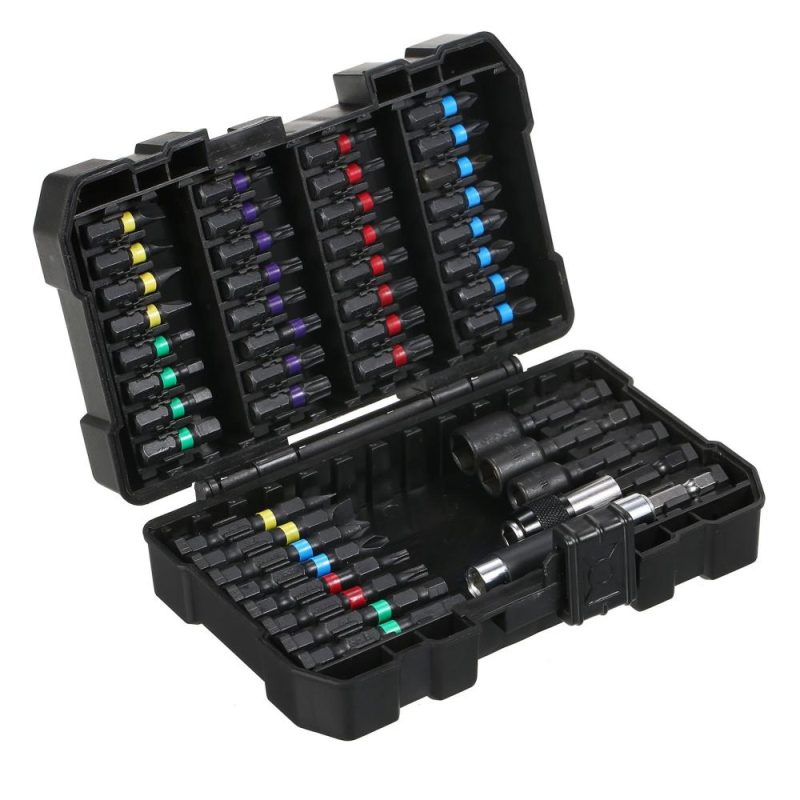 45PCS Drill Bit Set Screwdriver Bit Set Impact Driver Bit Set for Wood, Metal, Steel and Security Screwdriver Bits for Power Tool with Case  |   Screwdriver & Screwdriver Set Professional Tools Screwdriver & Screwdriver Set