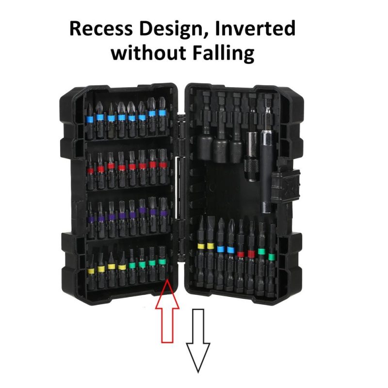 45PCS Drill Bit Set Screwdriver Bit Set Impact Driver Bit Set for Wood, Metal, Steel and Security Screwdriver Bits for Power Tool with Case  |   Screwdriver & Screwdriver Set Professional Tools Screwdriver & Screwdriver Set