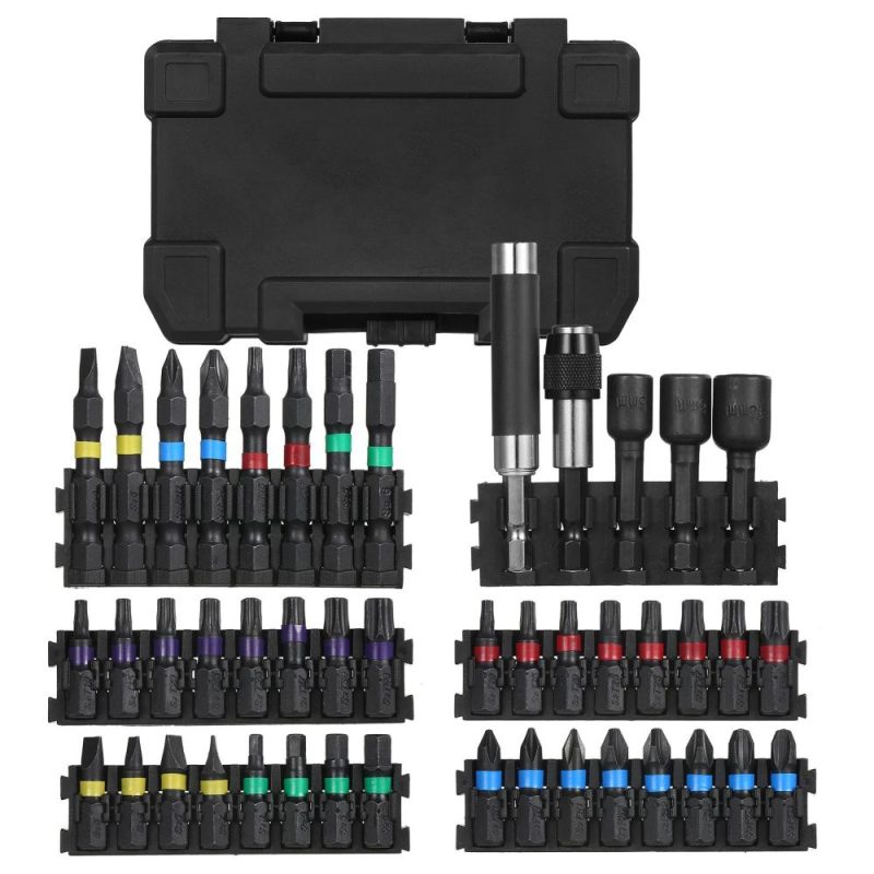 45PCS Drill Bit Set Screwdriver Bit Set Impact Driver Bit Set for Wood, Metal, Steel and Security Screwdriver Bits for Power Tool with Case  |   Screwdriver & Screwdriver Set Professional Tools Screwdriver & Screwdriver Set