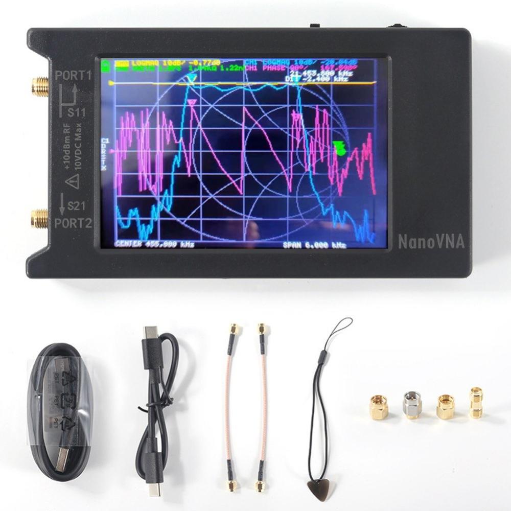 4inch Touched Screen Vector Network Analyzer 1.5GHz HF VHF UHF Antenna Analyzer with SDCard Slot Vector Network Measuring Machine  |   Other Instruments Measurement & Analysis Instruments Black