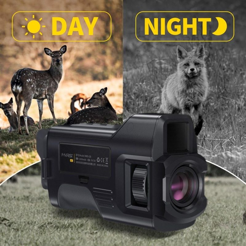 4K Digital Infrared Night Vision Device with 1.54Inch IPS Screen 6X Digital Zoom 300M Full-Dark Viewing  |   Microscopes & Endoscope Measurement & Analysis Instruments Black