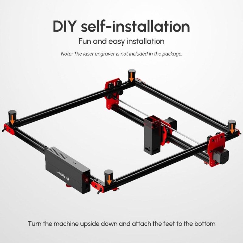 4pcs AlgoLaser ALRS1.0 Laser Engraver Raiser Foot Pads  |   Laser Equipment Laser Equipment Black + White