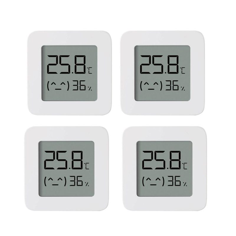 4pcs Xiaomi BT Thermometer 2 with Smart Humidity Sensor for a Comfortable Home  |   Temperature & Humidity Measurements Measurement & Analysis Instruments Temperature & Humidity Measurements