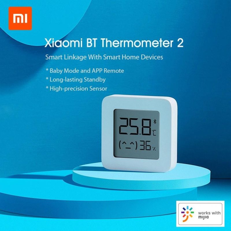 4pcs Xiaomi BT Thermometer 2 with Smart Humidity Sensor for a Comfortable Home  |   Temperature & Humidity Measurements Measurement & Analysis Instruments Temperature & Humidity Measurements