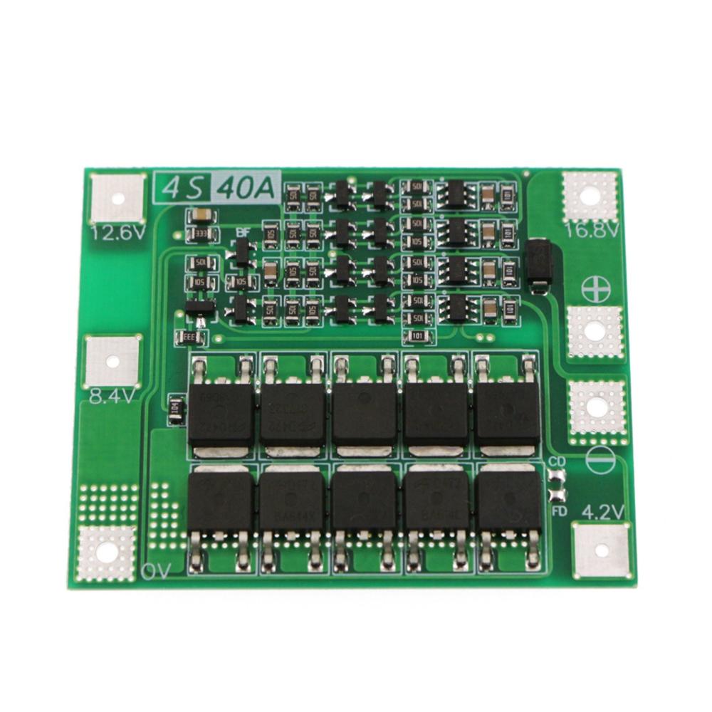 4S 40A Li-ion Cell Protections Board Enhance Version Lithium Batterys BMS Integrated Circuits Protective Board for Drill Motor  |   Development board Professional Tools Development board