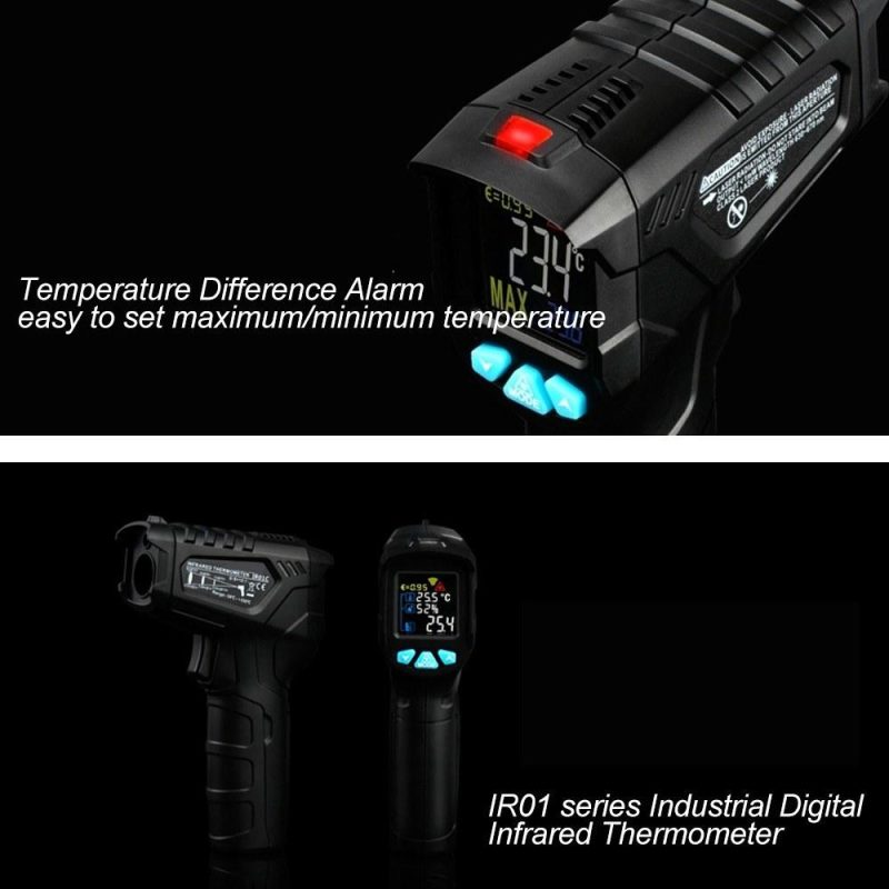 -50~380℃ Industrial Digital Infrared Thermometer Handheld Infrared LCD Temperature Meter Gauge  |   Temperature & Humidity Measurements Measurement & Analysis Instruments Temperature & Humidity Measurements