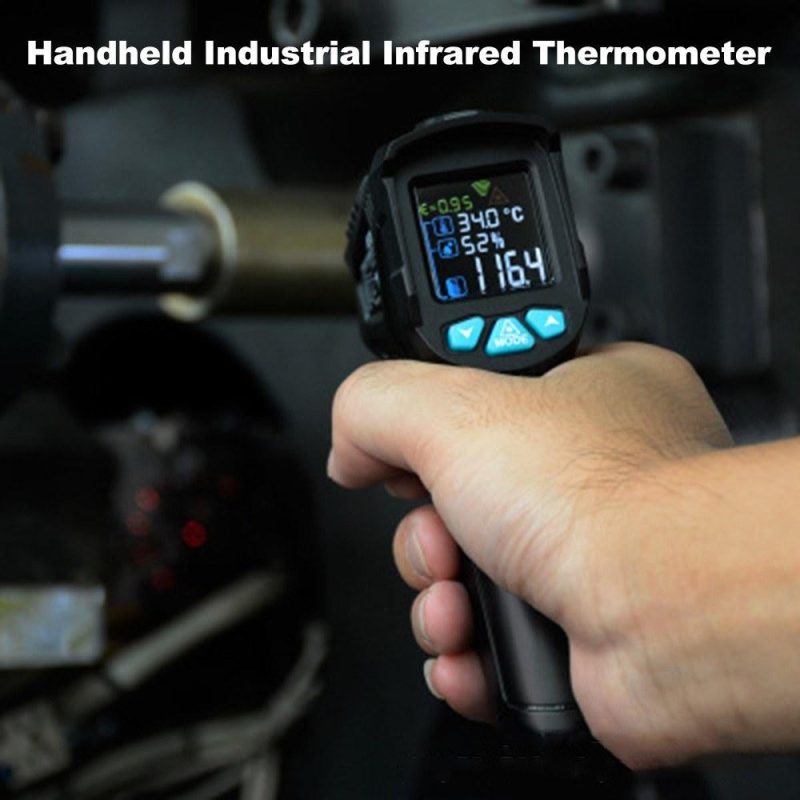 -50~380℃ Industrial Digital Infrared Thermometer Handheld Infrared LCD Temperature Meter Gauge  |   Temperature & Humidity Measurements Measurement & Analysis Instruments Temperature & Humidity Measurements