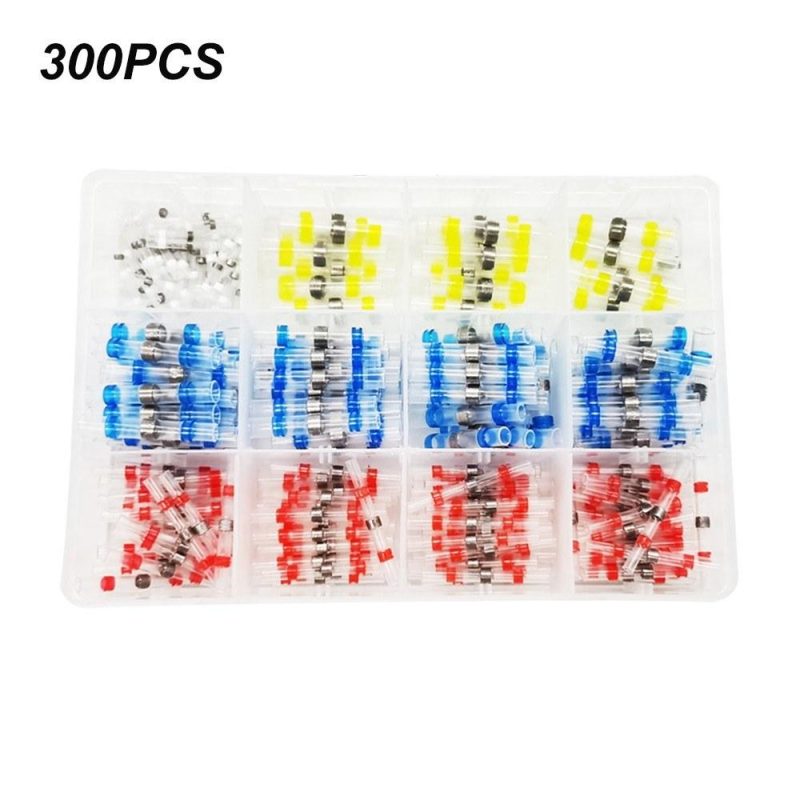 50pcs Heat Shrinkable Solder Ring Wiring Terminals Connection Terminal Heat Shrinkable Type Waterproof Connecting Terminal Kit Heat Shrink Tube Insulating Heat shrinkable Terminals  |   Others Hardware & Gadgets Others