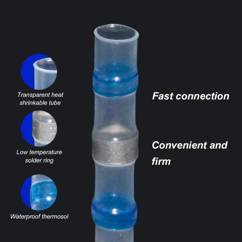 50pcs Heat Shrinkable Solder Ring Wiring Terminals Connection Terminal Heat Shrinkable Type Waterproof Connecting Terminal Kit Heat Shrink Tube Insulating Heat shrinkable Terminals  |   Others Hardware & Gadgets Others