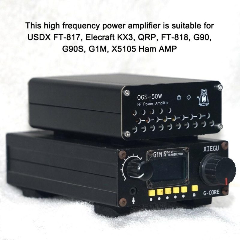 50W Portable High Frequency Power Amplifier Short-wave Radio Power Amplifier for USDX FT-817 Elecraft KX3 QRP FT-818 G90 G90S G1M X5105 Ham AMP  |   Other Instruments Measurement & Analysis Instruments Black