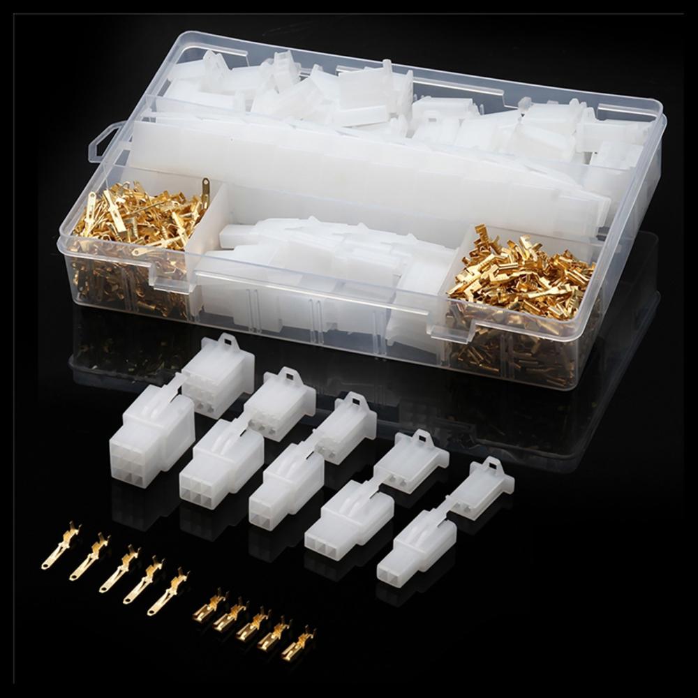 580PCS Car Moto 50Sets Auto Electrical 2.8mm 2 3 4 6 9 Pin Wire Cable Connector Terminal with Storage Box  |   Others Hardware & Gadgets Others