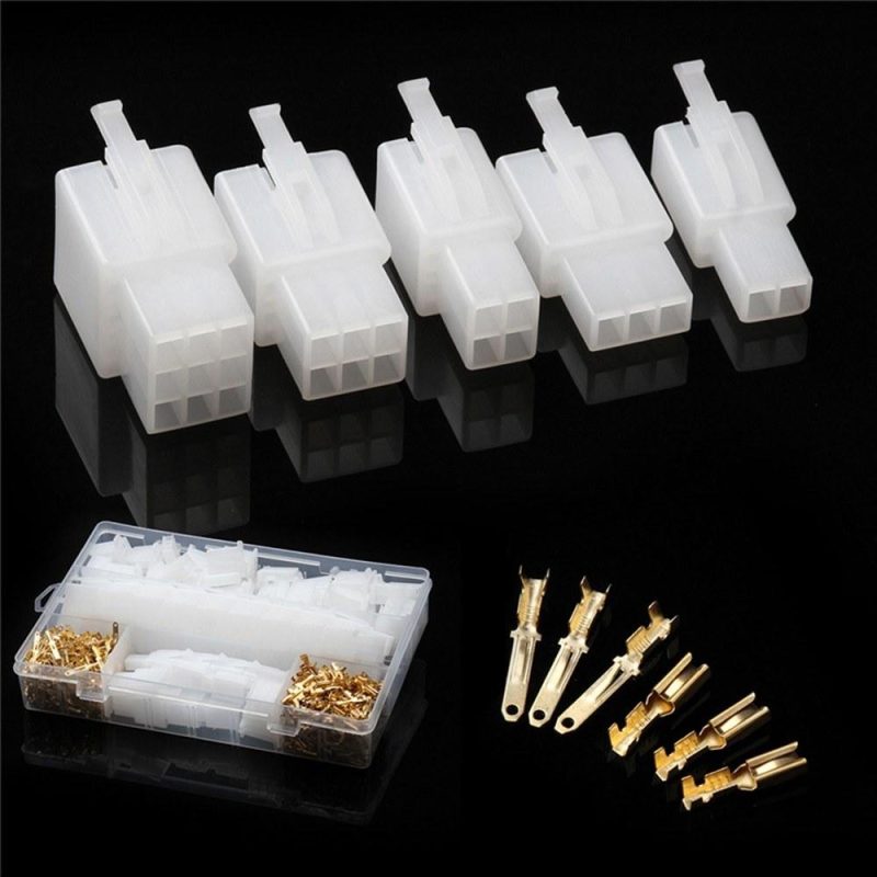 580PCS Car Moto 50Sets Auto Electrical 2.8mm 2 3 4 6 9 Pin Wire Cable Connector Terminal with Storage Box  |   Others Hardware & Gadgets Others