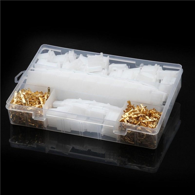 580PCS Car Moto 50Sets Auto Electrical 2.8mm 2 3 4 6 9 Pin Wire Cable Connector Terminal with Storage Box  |   Others Hardware & Gadgets Others