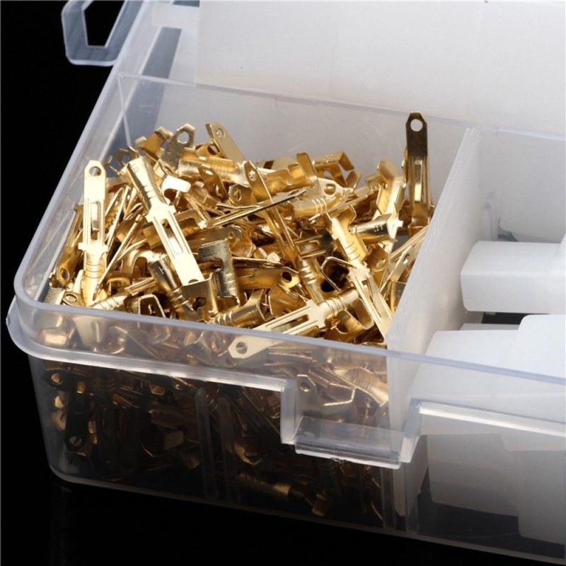 580PCS Car Moto 50Sets Auto Electrical 2.8mm 2 3 4 6 9 Pin Wire Cable Connector Terminal with Storage Box  |   Others Hardware & Gadgets Others