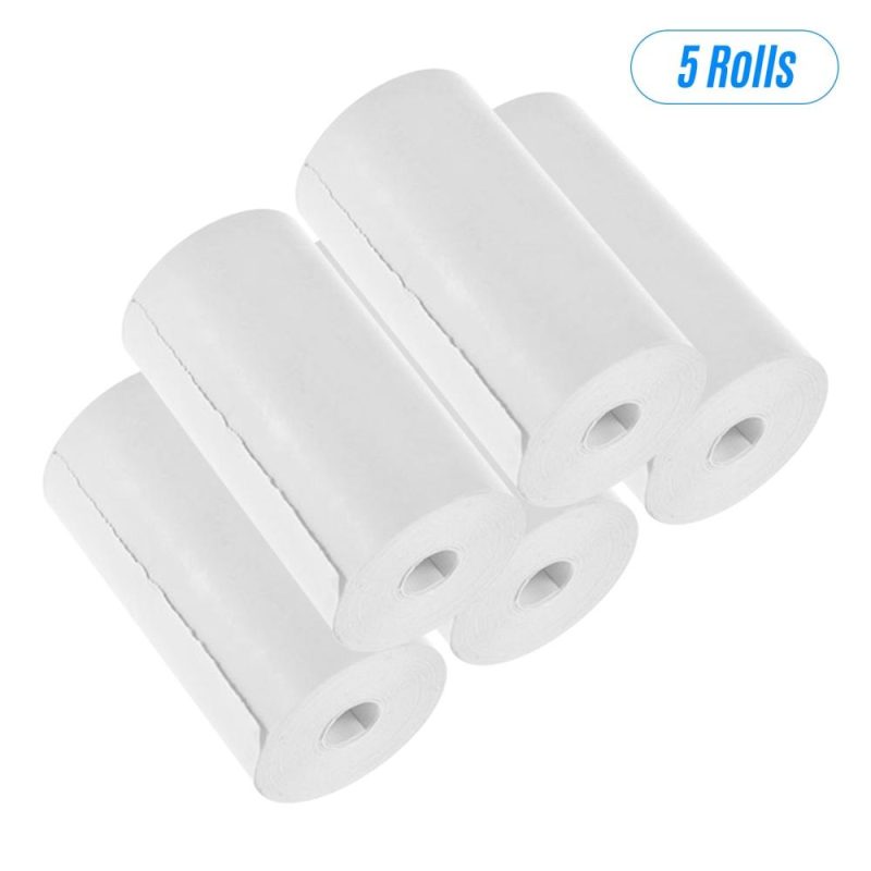 5pcs Thermal Receipt Paper Rolls 57*25mm Ticket Printing for Cash Register POS Receipt Printer Peripage Poooli Paperang Photo Printer  |   Others Others Others