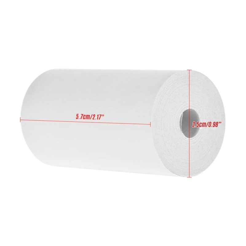 5pcs Thermal Receipt Paper Rolls 57*25mm Ticket Printing for Cash Register POS Receipt Printer Peripage Poooli Paperang Photo Printer  |   Others Others Others