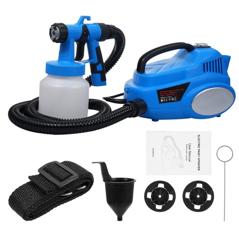 600W 800ml HVLP Electric Paint Spray Machine 30000 RPM Speed, at Max Speed 1000ML/Min  Flow Controlled 1.5M Hose Shoulder Strap Funnel  |   Electrical Equipment & Supplies Electrical Equipment & Supplies Electrical Equipment & Supplies