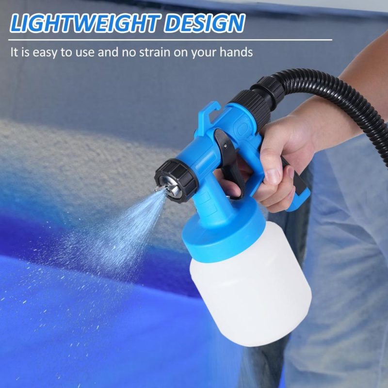 600W 800ml HVLP Electric Paint Spray Machine 30000 RPM Speed, at Max Speed 1000ML/Min  Flow Controlled 1.5M Hose Shoulder Strap Funnel  |   Electrical Equipment & Supplies Electrical Equipment & Supplies Electrical Equipment & Supplies