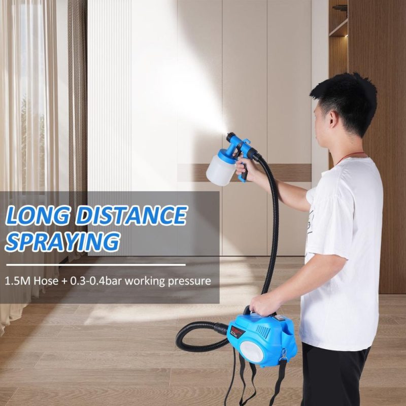 600W 800ml HVLP Electric Paint Spray Machine 30000 RPM Speed, at Max Speed 1000ML/Min  Flow Controlled 1.5M Hose Shoulder Strap Funnel  |   Electrical Equipment & Supplies Electrical Equipment & Supplies Electrical Equipment & Supplies