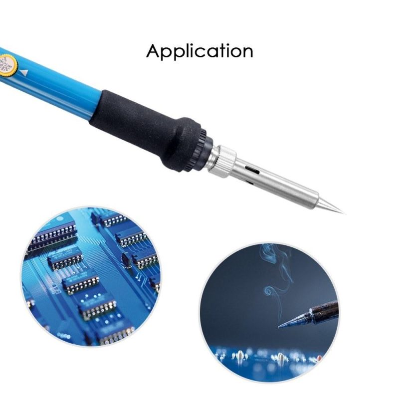 60W Electric Adjustable Temperature Welding Soldering Iron + 5 Replacement Soldering Tips Set  |   Other Tools Professional Tools Other Tools