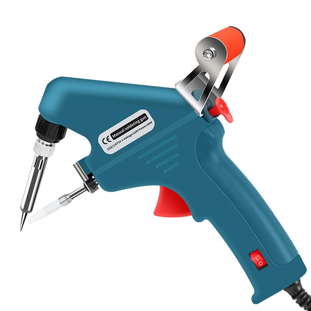 60W Handheld Soldering Iron Automatic Tin Feeding Machine Electronic Welding Tool for DIY Home Repairing  |   Electrical Equipment & Supplies Electrical Equipment & Supplies Blue