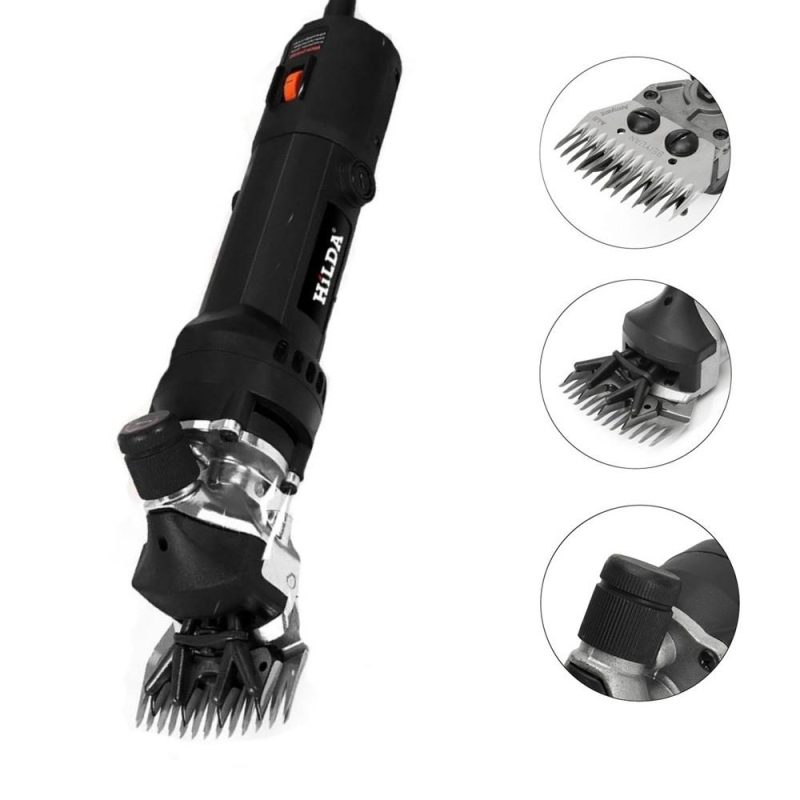 680W 200V 6 Gears Speed Electric Sheep Goat Shearing Machine Trimmer Tool Wool Scissor Cut Machine With Box  |   Electrical Equipment & Supplies Electrical Equipment & Supplies Black & Orange