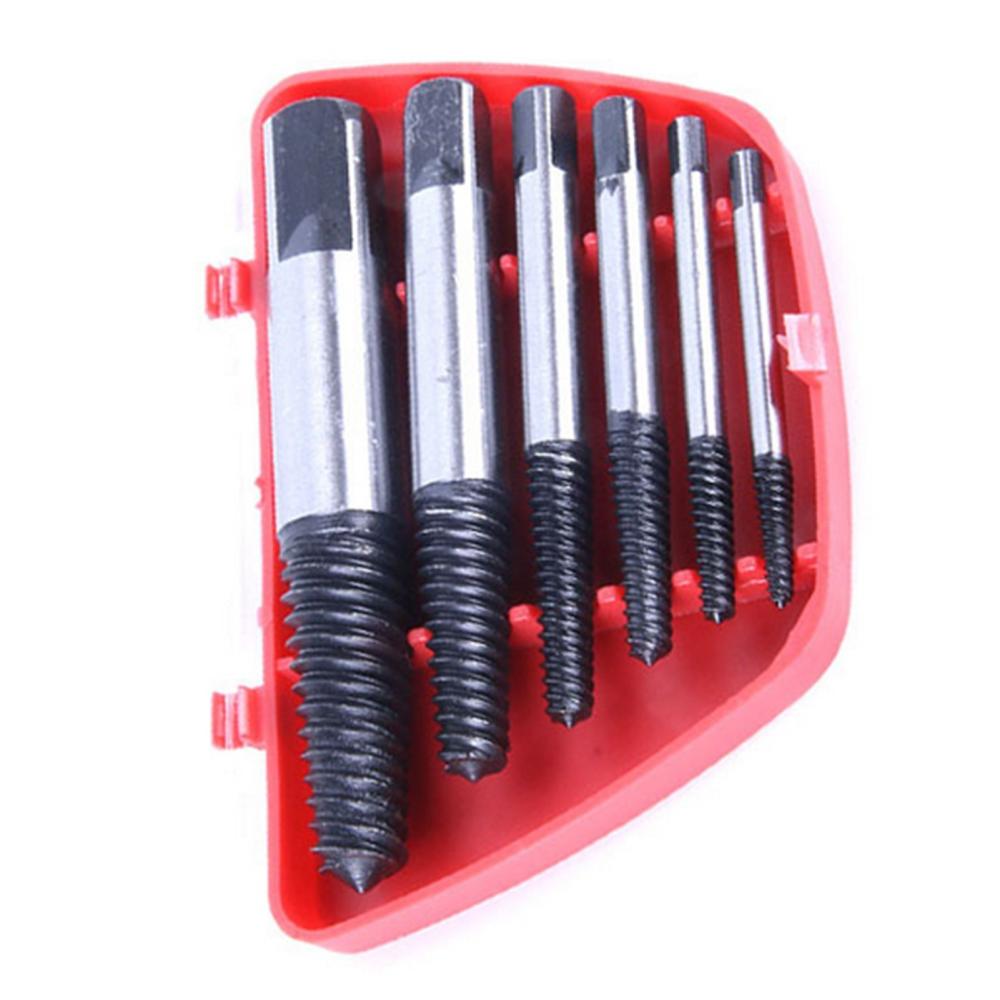 6Pcs/Set Screw Extractor Serrated Thread Square Head Broken Damaged Screw Bolt Remover Tools  |   Others Hardware & Gadgets Others