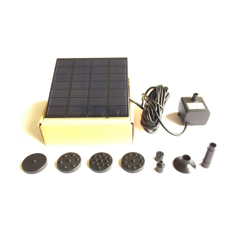 7V 1.5W Solar Water Pump Fountain Garden Floating Plants Watering Power Fountains Pool Home Garden Fish Pond Waterpump  |   Electrical Equipment & Supplies Electrical Equipment & Supplies Black