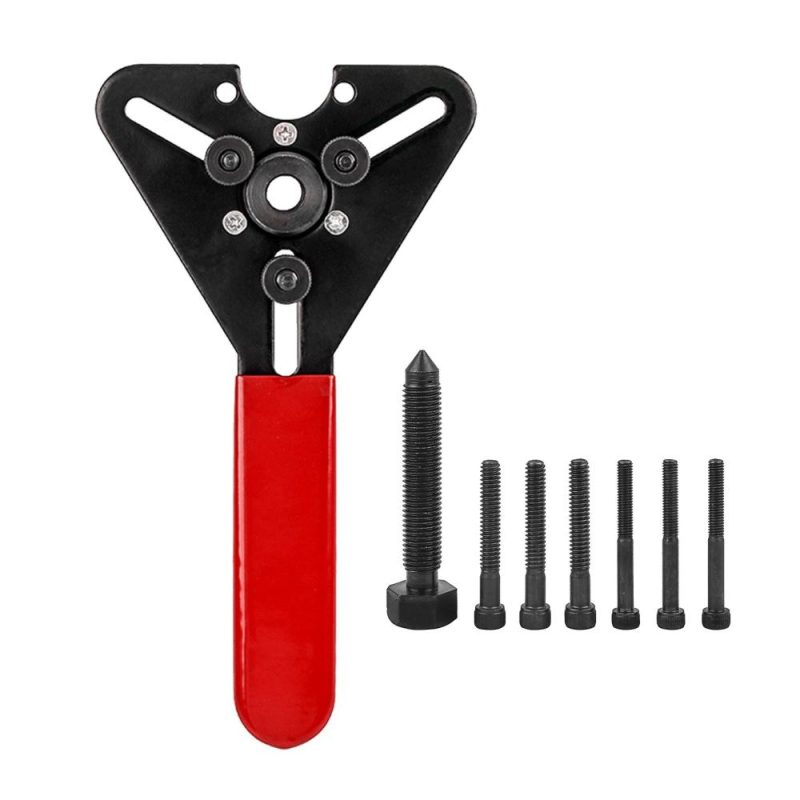 8 PCS Car Air Compressor Clutch Remover Installer Dual-use Wrench Tool Kit Automotive Air Conditioning Car Conditioner Repairing Tool  |   Others Hardware & Gadgets Black + Red