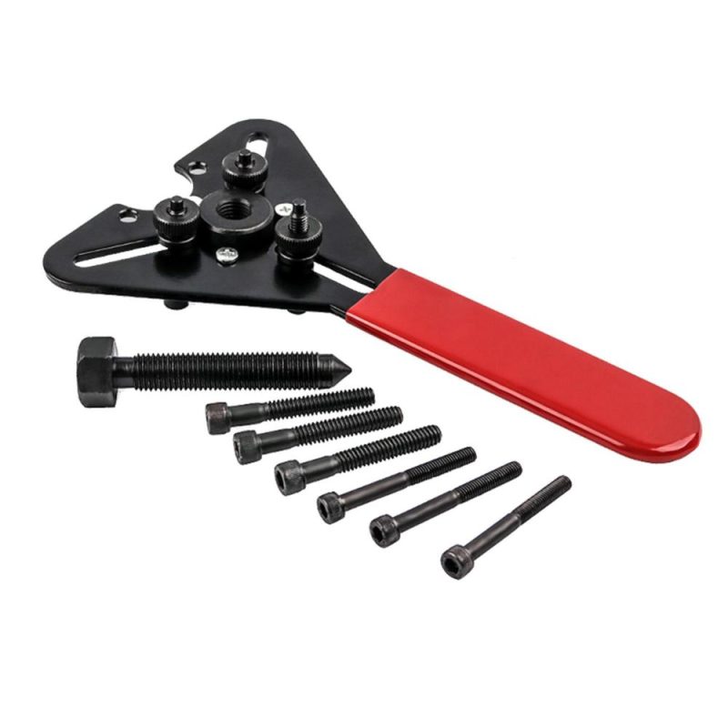 8 PCS Car Air Compressor Clutch Remover Installer Dual-use Wrench Tool Kit Automotive Air Conditioning Car Conditioner Repairing Tool  |   Others Hardware & Gadgets Black + Red