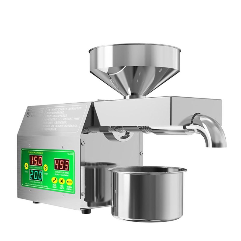 820W Electric Oil Press Machine Cold Hot Pressing Modes Stainless Steel Seed Oil Maker 40-240℃ Intelligent Temperature Control Automatic Organic Oil Extractor for Commercial Home Kitchen  |   Electrical Equipment & Supplies Electrical Equipment & Supplies Electrical Equipment & Supplies