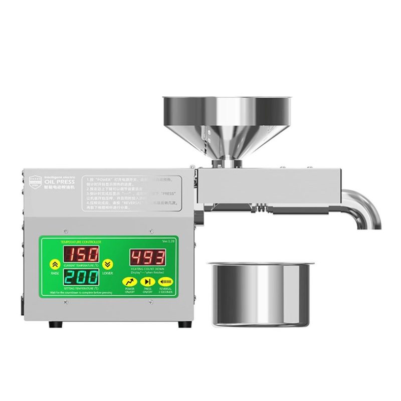 820W Electric Oil Press Machine Cold Hot Pressing Modes Stainless Steel Seed Oil Maker 40-240℃ Intelligent Temperature Control Automatic Organic Oil Extractor for Commercial Home Kitchen  |   Electrical Equipment & Supplies Electrical Equipment & Supplies Electrical Equipment & Supplies