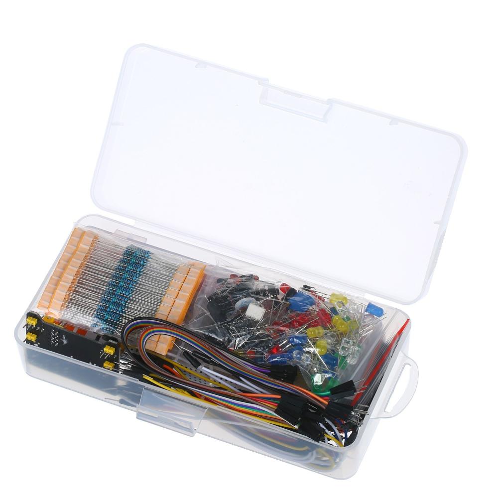 830 Breadboard Set Electronics Component Starter DIY Kit with Plastic Box Compatible with Arduino UNO R3 Component Package  |   Connectors & Components Connectors & Components Connectors & Components