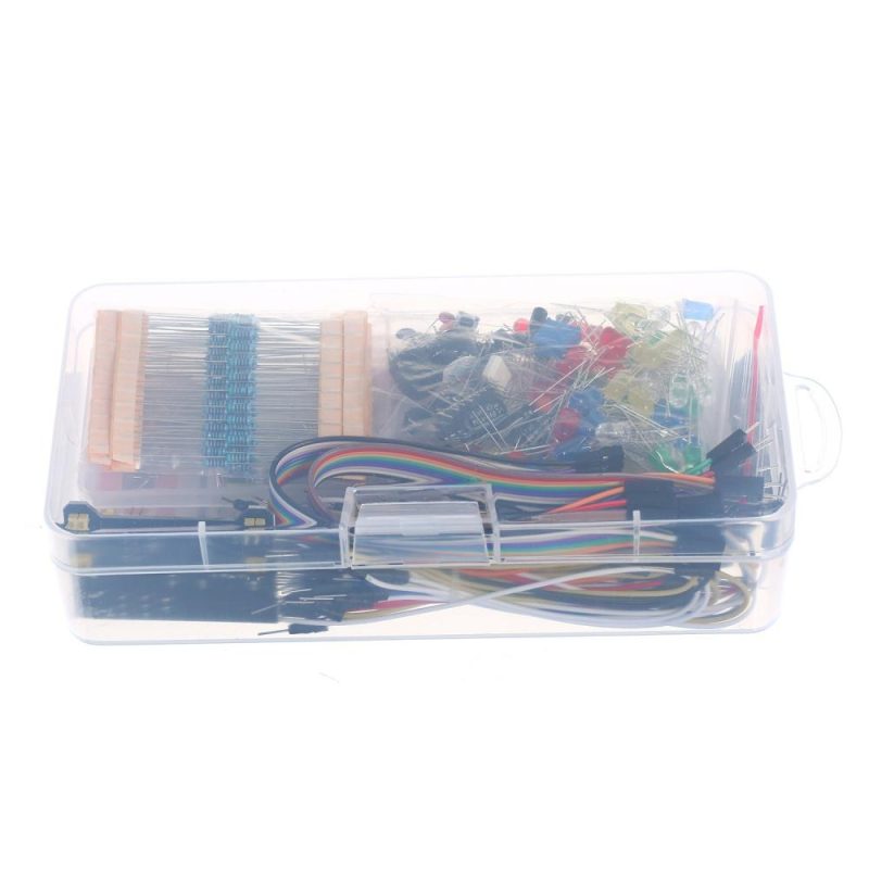 830 Breadboard Set Electronics Component Starter DIY Kit with Plastic Box Compatible with Arduino UNO R3 Component Package  |   Connectors & Components Connectors & Components Connectors & Components