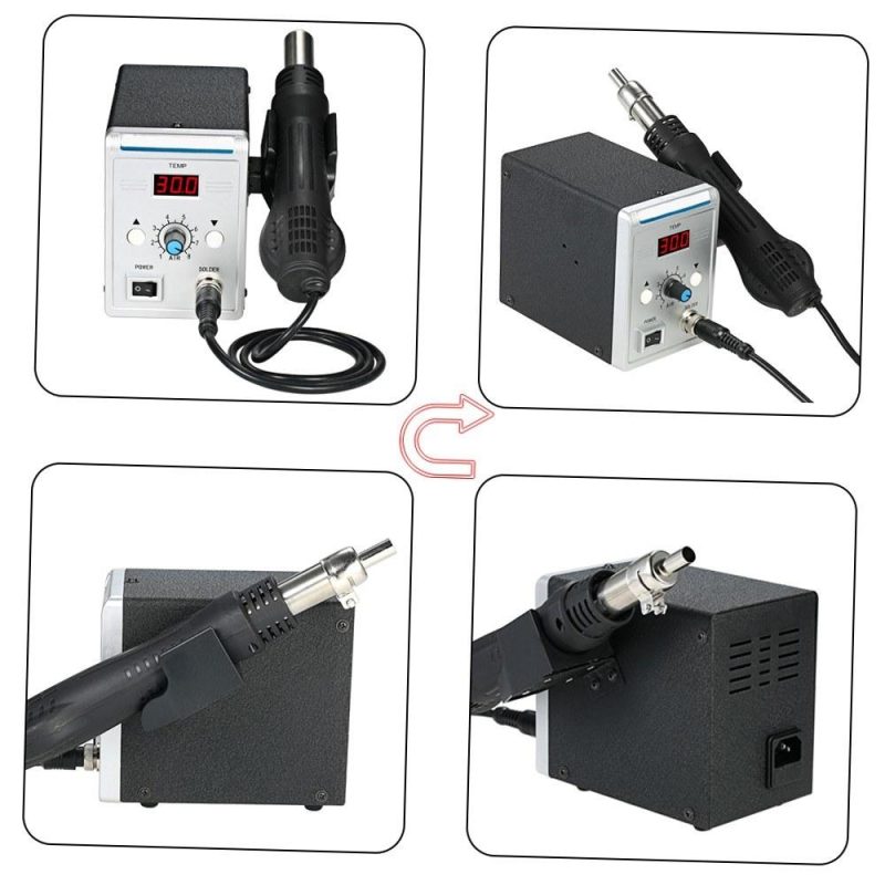 858D 700W High Quality Soldering Station LED Digital Solder Iron Desoldering Station BGA Rework Solder Station Hot Air Gun + Electric Iron Set for SMD SMT DIP  |   Electrical Soldering Welding Tools Electrical Soldering Welding Tools Electrical Soldering Welding Tools