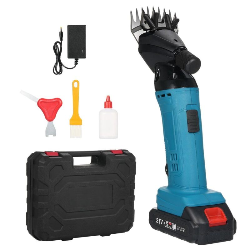 9-Tooth 6-Speed Adjustable Lithium-ion Wool Shears Set Lithium-ion Shaving Machine Shearing Machine Used for Shearing Animals  |   Electrical Equipment & Supplies Electrical Equipment & Supplies Electrical Equipment & Supplies