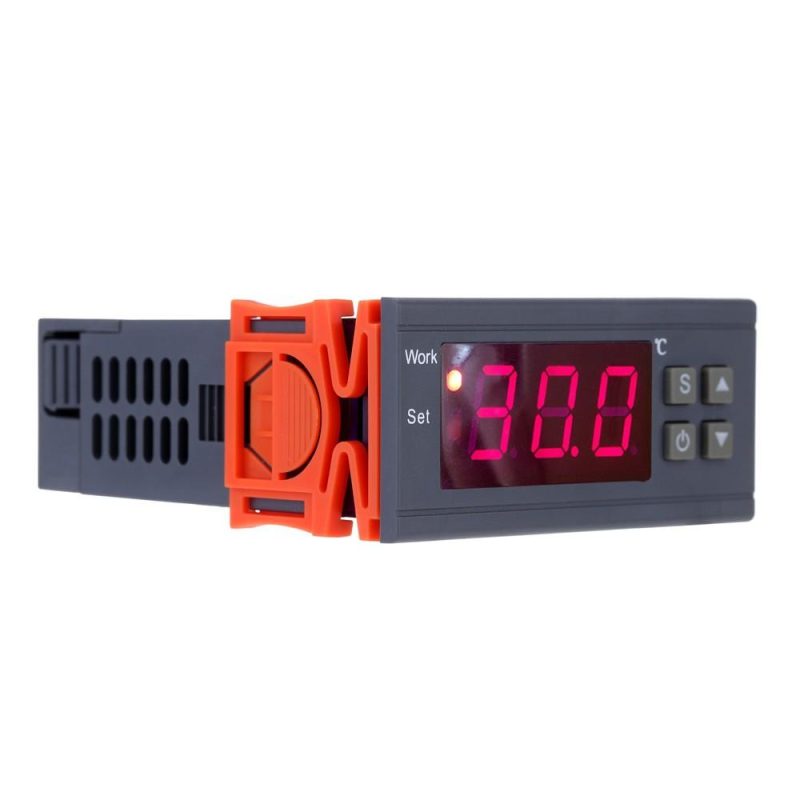 90~250V 10A Digital Temperature Controller Thermocouple -50~110 Celsius Degree with Sensor  |   Temperature & Humidity Measurements Measurement & Analysis Instruments Black